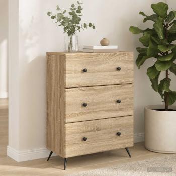 Schubladenschrank 66 x 34,5 x 90 cm Holzwerkstoff Sonoma-Eiche