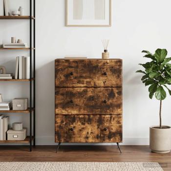 Schubladenschrank 66 x 34,5 x 90 cm Holzwerkstoff R?uchereiche
