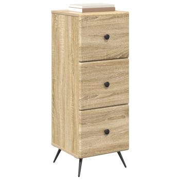 Schubladenschrank Sonoma-Eiche 33 x 34,5 x 90 cm Holzwerkstoff