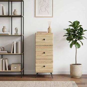 Schubladenschrank Sonoma-Eiche 33 x 34,5 x 90 cm Holzwerkstoff