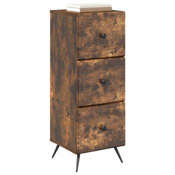Schubladenschrank Ger?ucherte Eiche 33 x 34,5 x 90 cm