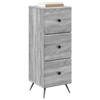 Schubladenschrank Graues Sonoma 33 x 34,5 x 90 cm Holzwerkstoff