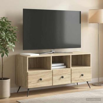 ARDEBO.de - TV-Schränk Sonoma-Eiche 102 x 34,5 x 50 cm Holzwerkstoff