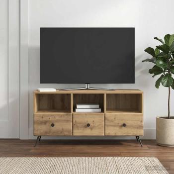 ARDEBO.de - TV-Schränk 102 x 34,5 x 50 cm Artisan-Eiche Holzwerkstoff