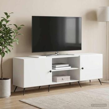 ARDEBO.de - TV-Schränk 150 x 31 x 50 cm Weiß Holzwerkstoff