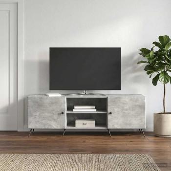 ARDEBO.de - TV-Schränk 150 x 31 x 50 cm Betongrau Holzwerkstoff