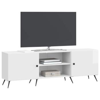 TV-Schränk 150 x 31 x 50 cm Hochglanz Weiß Holzwerkstoff