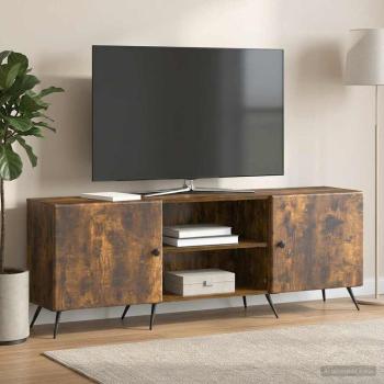 ARDEBO.de - TV-Schränk 150 x 31 x 50 cm Räuchereiche Holzwerkstoff