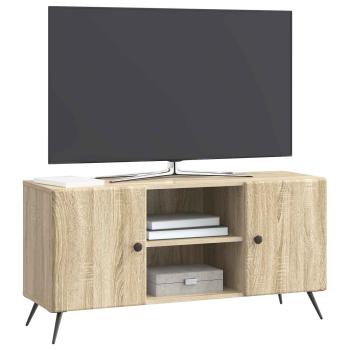 TV-Schränk 102 x 34,5 x 50 cm Sonoma-Eiche Holzwerkstoff