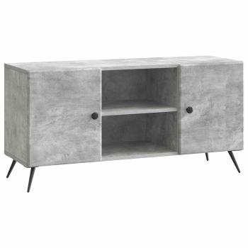 TV-Schränk 102 x 34,5 x 50 cm Betongrau Holzwerkstoff