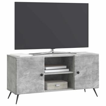 TV-Schränk 102 x 34,5 x 50 cm Betongrau Holzwerkstoff