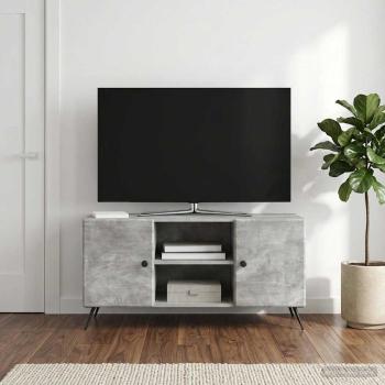 TV-Schränk 102 x 34,5 x 50 cm Betongrau Holzwerkstoff