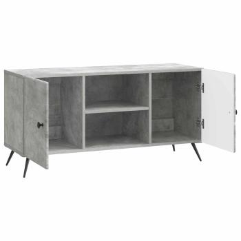 TV-Schränk 102 x 34,5 x 50 cm Betongrau Holzwerkstoff