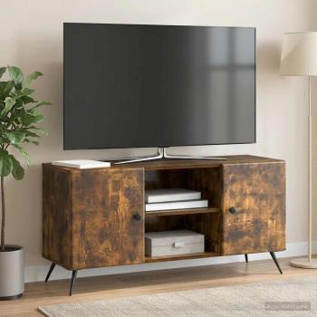 ARDEBO.de - TV-Schränk 102 x 34,5 x 50 cm Räuchereiche Holzwerkstoff