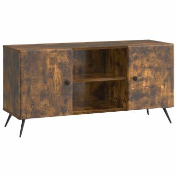 TV-Schränk 102 x 34,5 x 50 cm Räuchereiche Holzwerkstoff