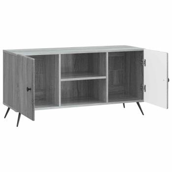 TV-Schränk 102 x 34,5 x 50 cm Sonoma-Grau Holzwerkstoff