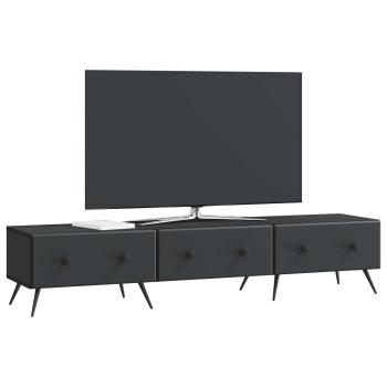 TV-Schränk Schwarz 147 x 34,5 x 30 cm Holzwerkstoff