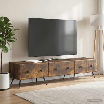 ARDEBO.de - TV-Schränk Geräucherte Eiche 147 x 34,5 x 30 cm Holzwerkstoff