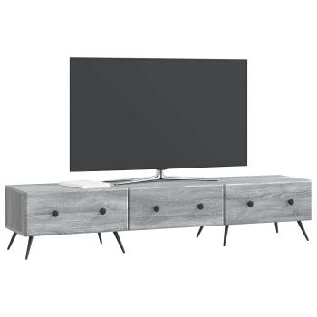 TV-Schränk Graues Sonoma 147 x 34,5 x 30 cm Holzwerkstoff