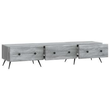 TV-Schränk Graues Sonoma 147 x 34,5 x 30 cm Holzwerkstoff