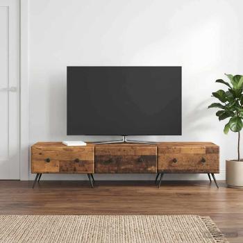 ARDEBO.de - TV-Schränk Altholz 147 x 34,5 x 30 cm Holzwerkstoff