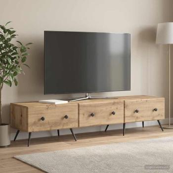TV-Schränk 147 x 34,5 x 30 cm Artisan-Eiche Holzwerkstoff