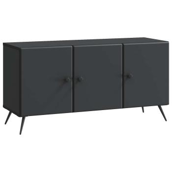 TV-Schränk Schwarz 99 x 34,5 x 50 cm Holzwerkstoff