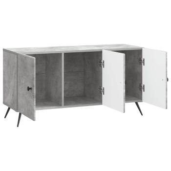 TV-Schränk Betongrau 99 x 34,5 x 50 cm Holzwerkstoff