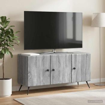 ARDEBO.de - TV-Schränk Graues Sonoma 99 x 34,5 x 50 cm Holzwerkstoff