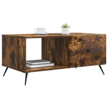 Couchtisch Räuchereiche 90 x 50 x 40 cm Holzwerkstoff