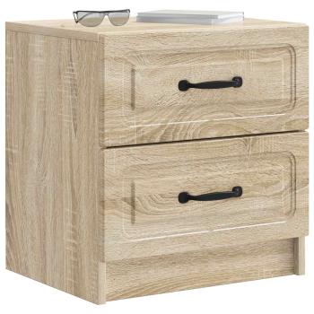 Nachttisch 2 Stk. Sonoma-Eiche 43 x 34,5 x 44,5 cm