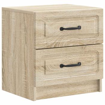 Nachttisch 2 Stk. Sonoma-Eiche 43 x 34,5 x 44,5 cm