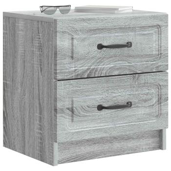 Nachttisch Sonoma-Grau 43 x 34,5 x 44,5 cm Holzwerkstoff