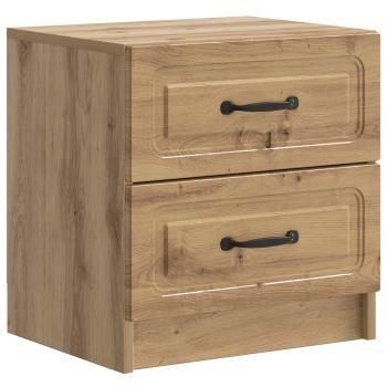 Nachttisch 2 stk. Artisan-Eiche 43 x 34,5 x 44,5 cm