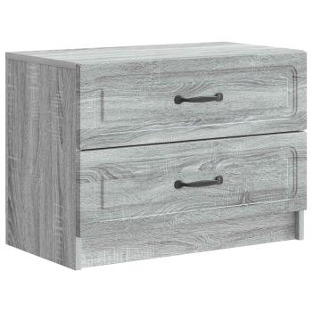 Nachttisch Sonoma-Grau 62 x 34,5 x 44,5 cm Holzwerkstoff