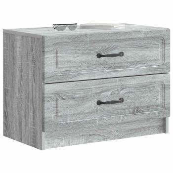 Nachttisch Sonoma-Grau 62 x 34,5 x 44,5 cm Holzwerkstoff
