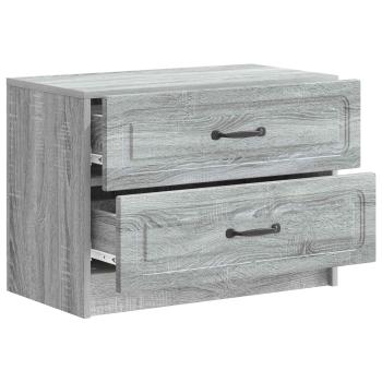Nachttisch Sonoma-Grau 62 x 34,5 x 44,5 cm Holzwerkstoff