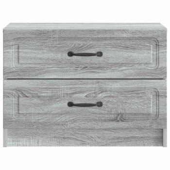 Nachttisch Sonoma-Grau 62 x 34,5 x 44,5 cm Holzwerkstoff