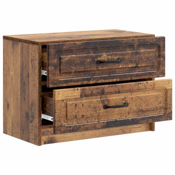 Nachttisch Altholz 62 x 34,5 x 44,5 cm Holzwerkstoff