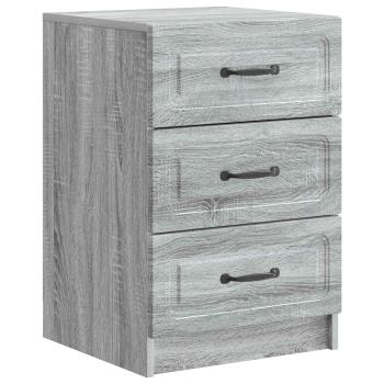 Nachttisch Sonoma-Grau 43 x 41 x 63,5 cm Holzwerkstoff