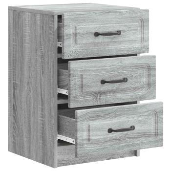 Nachttisch Sonoma-Grau 43 x 41 x 63,5 cm Holzwerkstoff