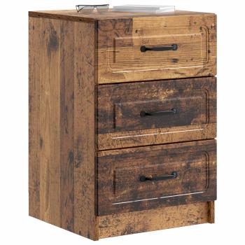 Nachttisch Altholz 43 x 41 x 63,5 cm Holzwerkstoff