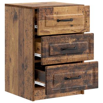 Nachttisch Altholz 43 x 41 x 63,5 cm Holzwerkstoff