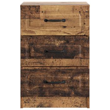 Nachttisch Altholz 43 x 41 x 63,5 cm Holzwerkstoff