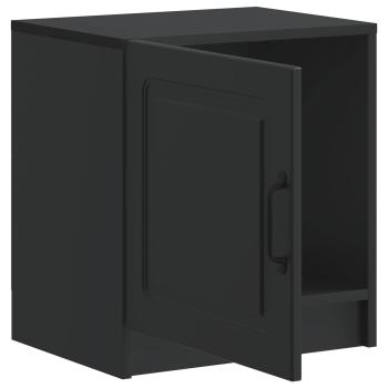 Nachttisch Schwarz 43 x 34,5 x 47 cm Holzwerkstoff
