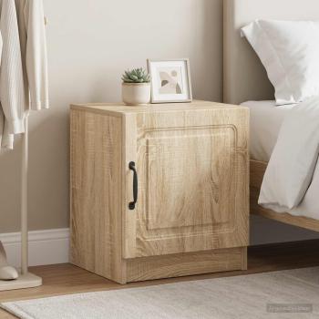 ARDEBO.de - Nachttisch 2 Stk. Sonoma-Eiche 43 x 34,5 x 47 cm Holzwerkstoff