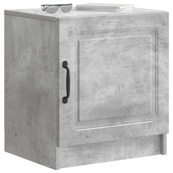 Nachttisch Betongrau 43 x 34,5 x 47 cm Holzwerkstoff
