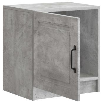 Nachttisch Betongrau 43 x 34,5 x 47 cm Holzwerkstoff