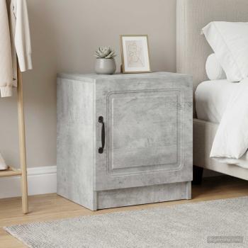Nachttisch 2 Stk. Betongrau 43 x 34,5 x 47 cm Holzwerkstoff