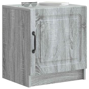 Nachttisch 2 Stk. Sonoma-Grau 43 x 34,5 x 47 cm Holzwerkstoff